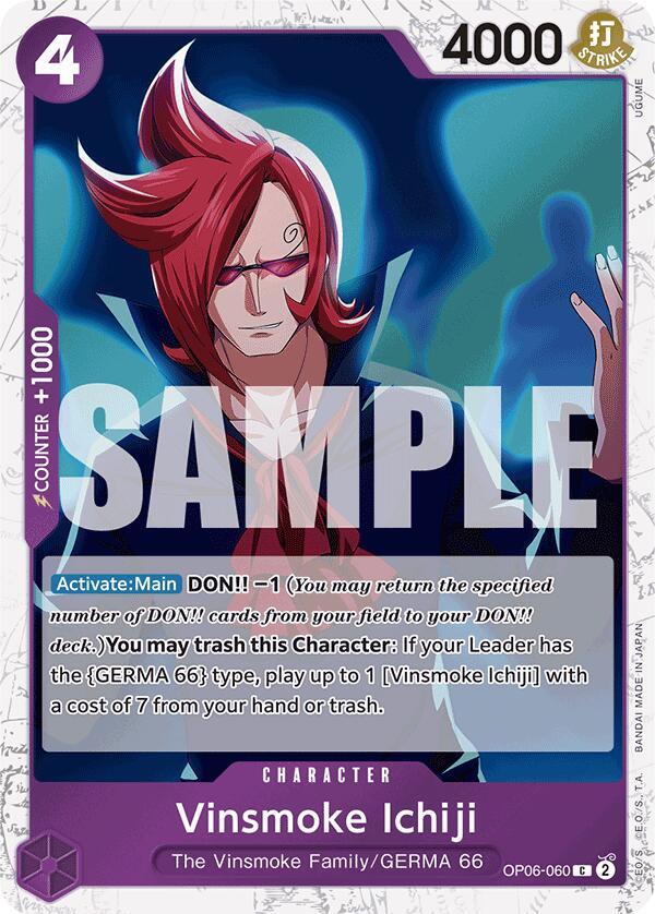 Vinsmoke Ichiji (OP06-060) (Jolly Roger Foil) [Premium Booster -The Best-] | Cards and Coasters CA