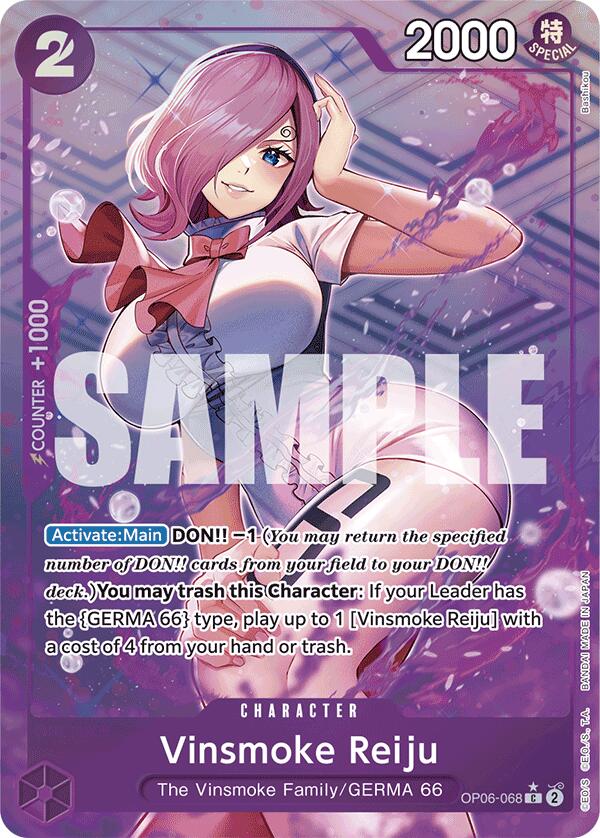 Vinsmoke Reiju (OP06-068) (Full Art) [Premium Booster -The Best-] | Cards and Coasters CA