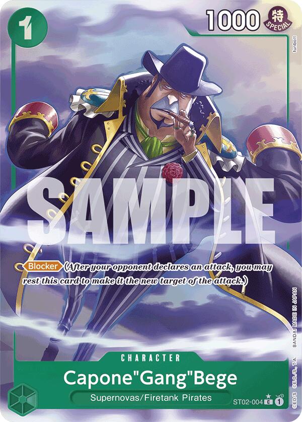 Capone"Gang"Bege (ST02-004) (Alternate Art) [Premium Booster -The Best-] | Cards and Coasters CA