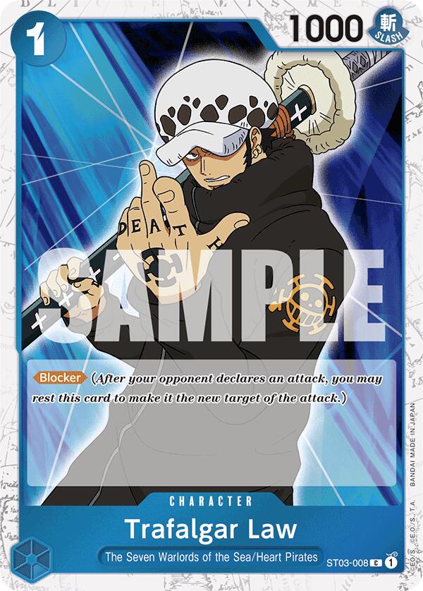 Trafalgar Law (ST03-008) (Jolly Roger Foil) [Premium Booster -The Best-] | Cards and Coasters CA