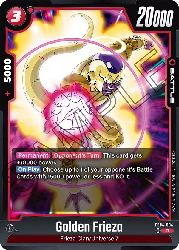 Golden Frieza [Ultra Limit] | Cards and Coasters CA