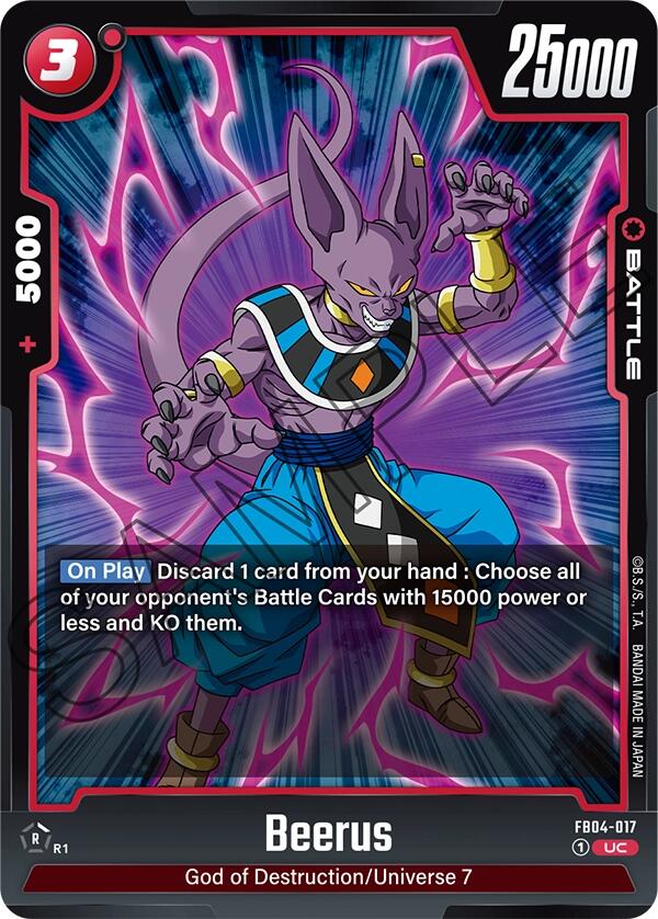 Beerus [Ultra Limit] | Cards and Coasters CA
