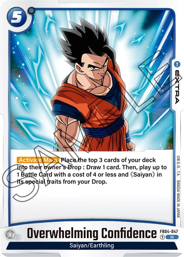 Overwhelming Confidence [Ultra Limit] | Cards and Coasters CA
