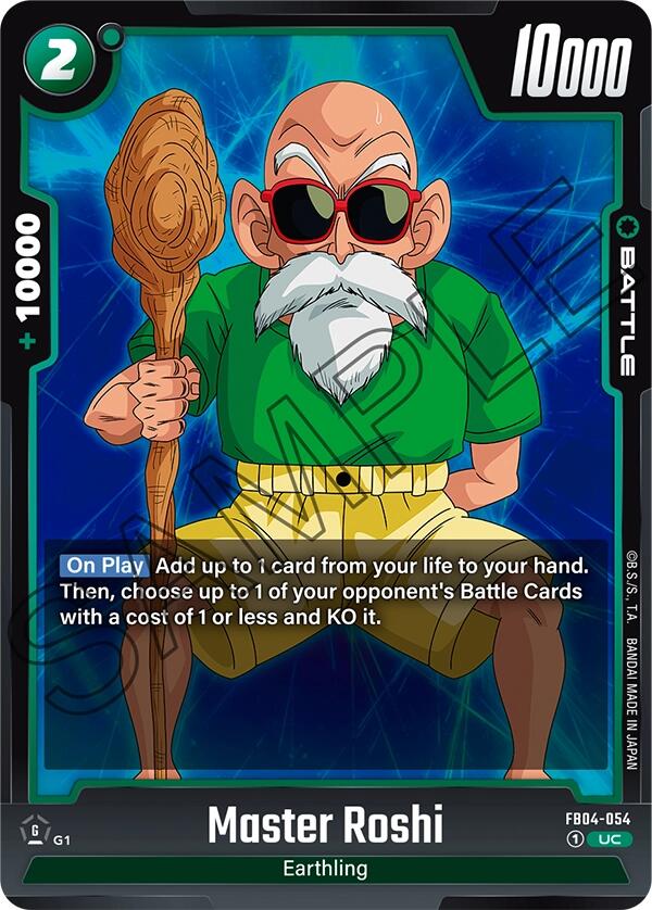 Master Roshi [Ultra Limit] | Cards and Coasters CA