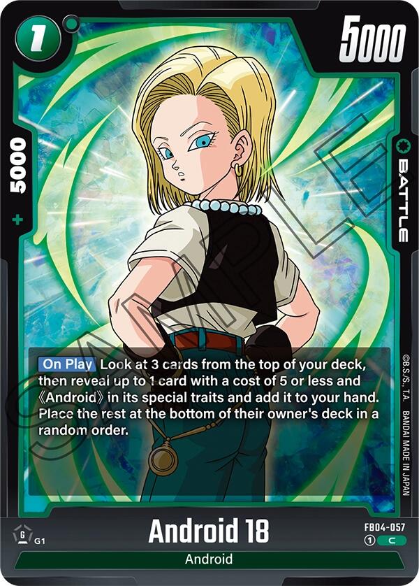 Android 18 [Ultra Limit] | Cards and Coasters CA