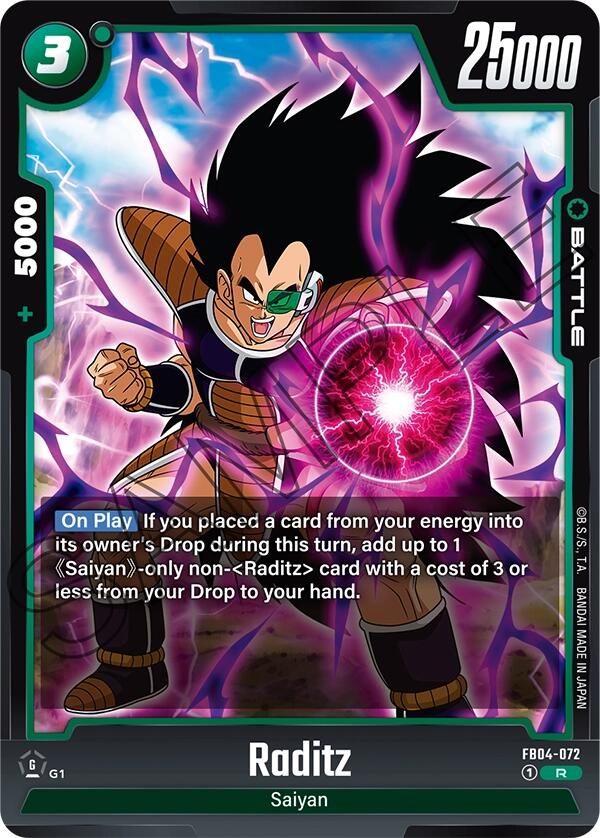 Raditz [Ultra Limit] | Cards and Coasters CA