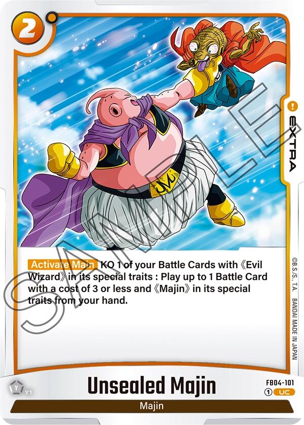 Unsealed Majin [Ultra Limit] | Cards and Coasters CA