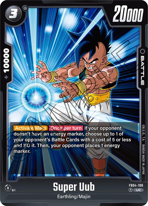 Super Uub [Ultra Limit] | Cards and Coasters CA