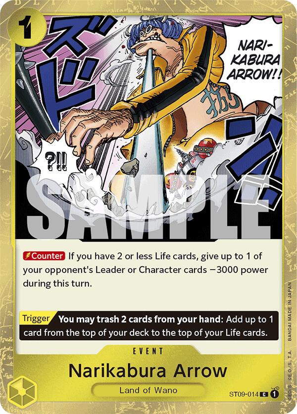 Narikabura Arrow (Jolly Roger Foil) [Premium Booster -The Best-] | Cards and Coasters CA