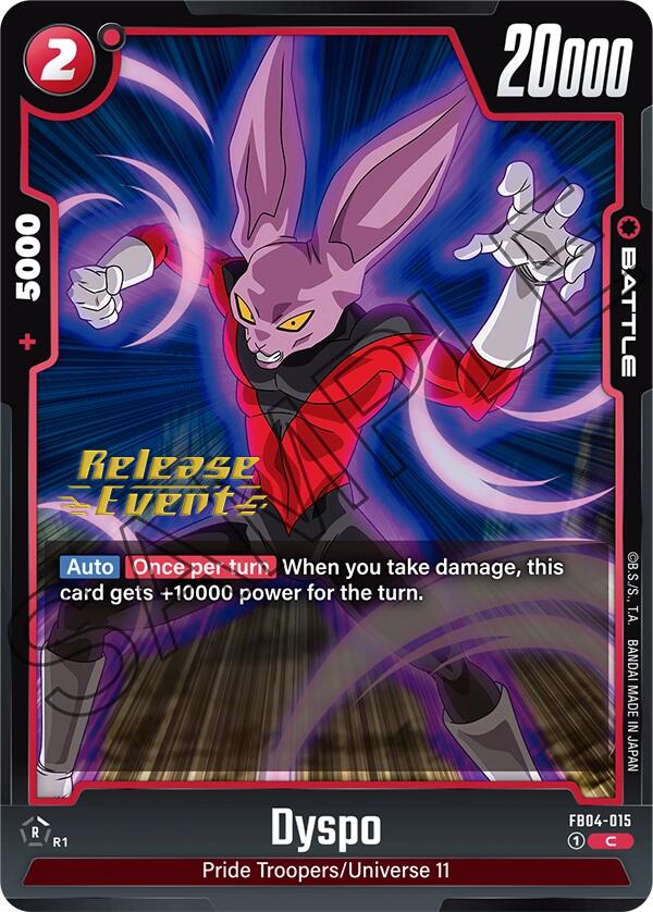 Dyspo [Ultra Limit Release Event Cards] | Cards and Coasters CA