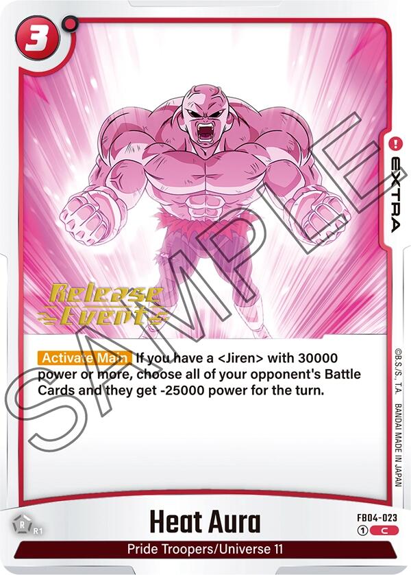 Heat Aura [Ultra Limit Release Event Cards] | Cards and Coasters CA