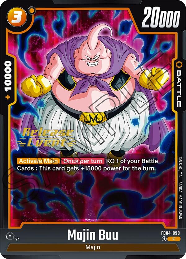 Majin Buu [Ultra Limit Release Event Cards] | Cards and Coasters CA