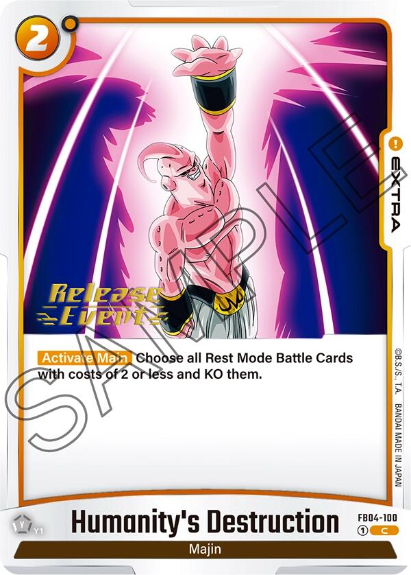 Humanity's Destruction [Ultra Limit Release Event Cards] | Cards and Coasters CA