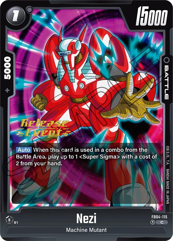 Nezi [Ultra Limit Release Event Cards] | Cards and Coasters CA