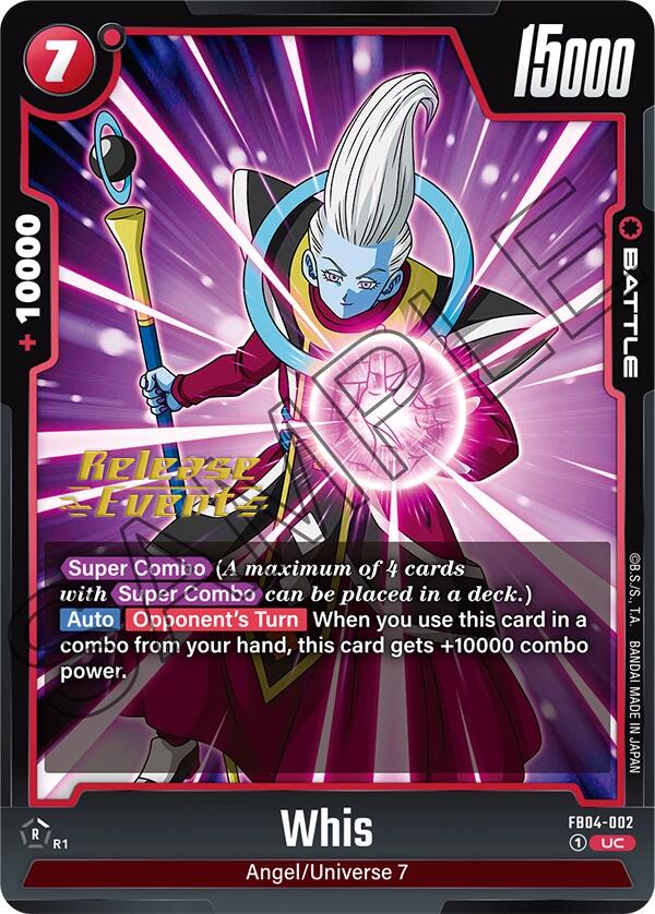 Whis [Ultra Limit Release Event Cards] | Cards and Coasters CA