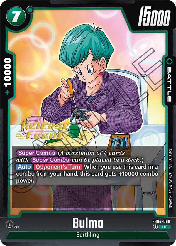 Bulma [Ultra Limit Release Event Cards] | Cards and Coasters CA