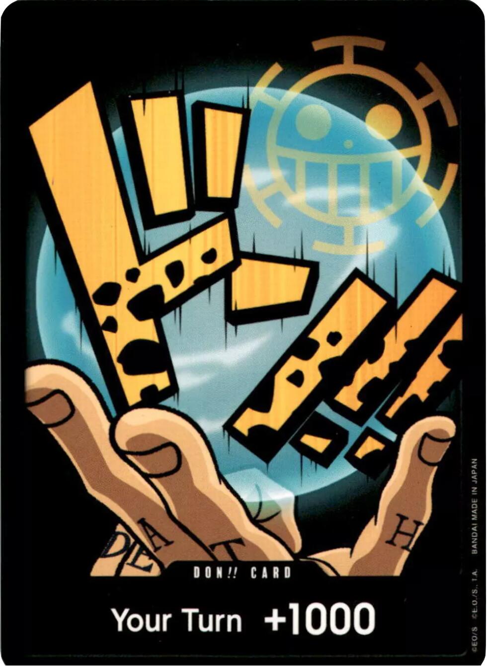 DON!! Card (Trafalgar Law) [Premium Booster -The Best-] | Cards and Coasters CA