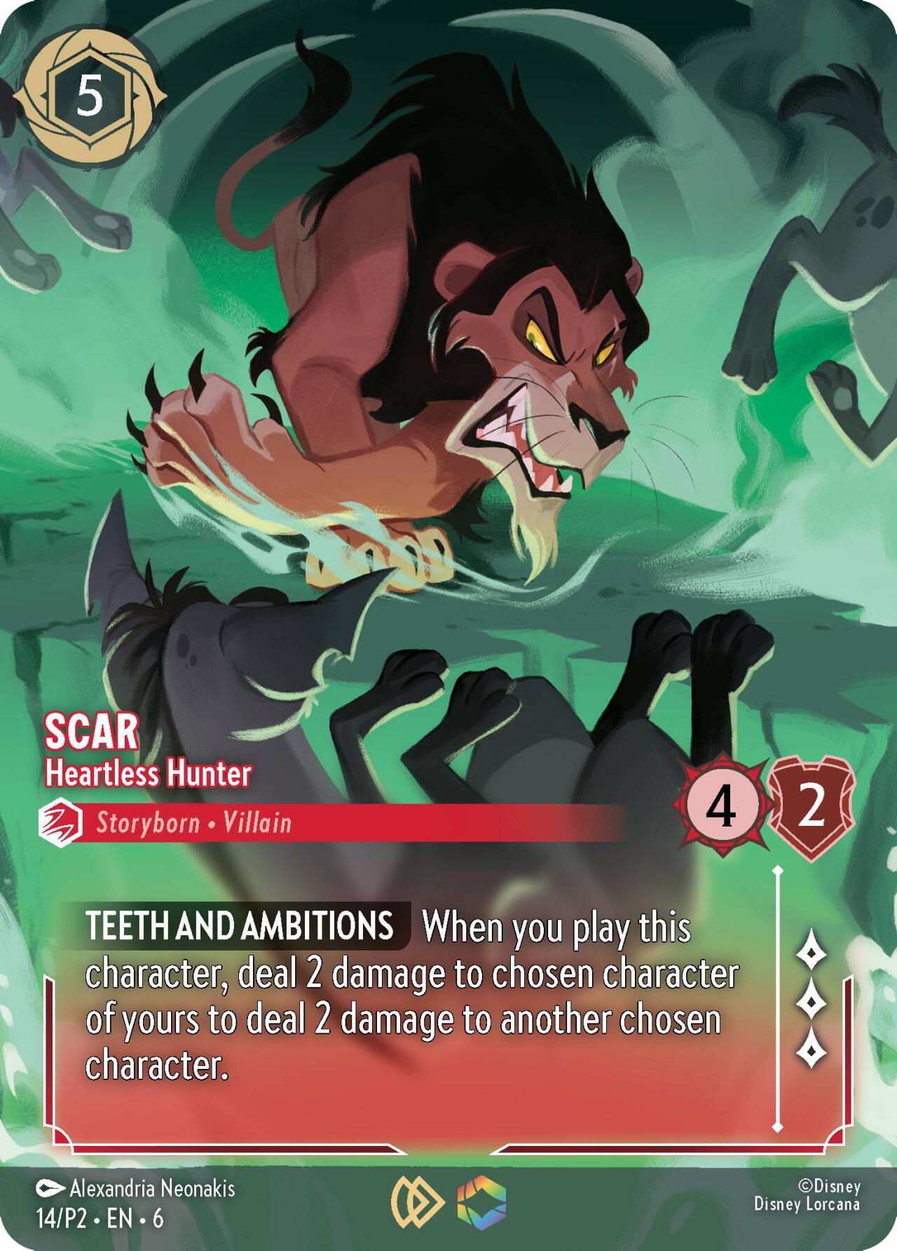 Scar - Heartless Hunter (Store Championship) (14) [Promo Cards] | Cards and Coasters CA