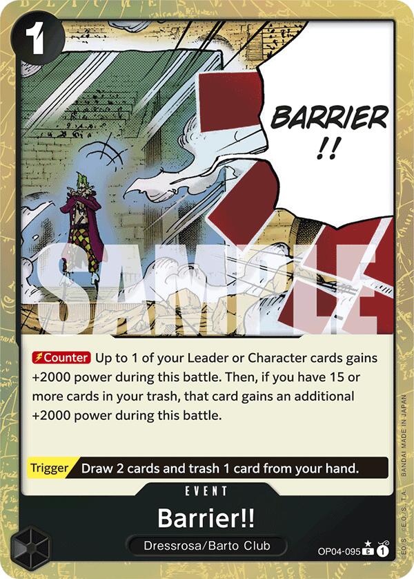 Barrier!! (Textured Foil) [Premium Booster -The Best-] | Cards and Coasters CA