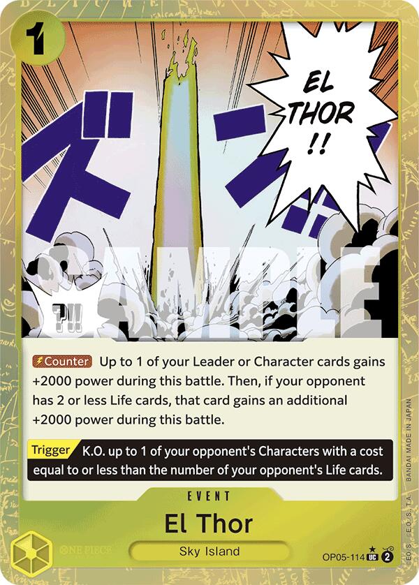 El Thor (Textured Foil) [Premium Booster -The Best-] | Cards and Coasters CA