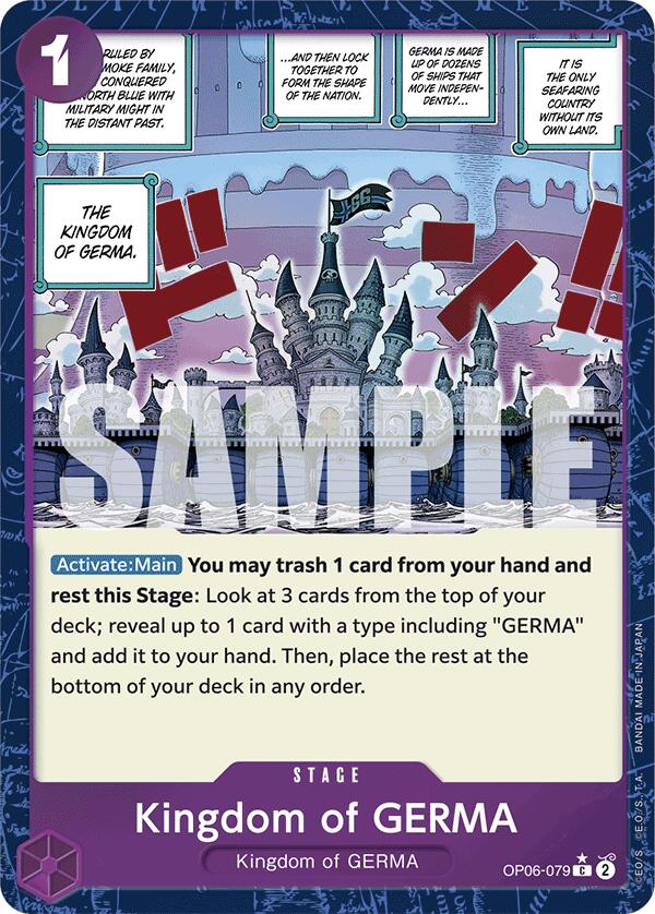 Kingdom of GERMA (Textured Foil) [Premium Booster -The Best-] | Cards and Coasters CA