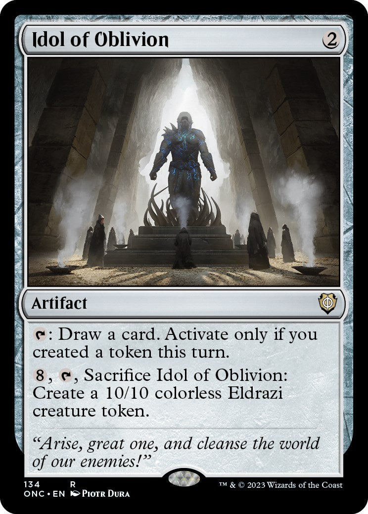 Idol of Oblivion [Phyrexia: All Will Be One Commander] | Cards and Coasters CA