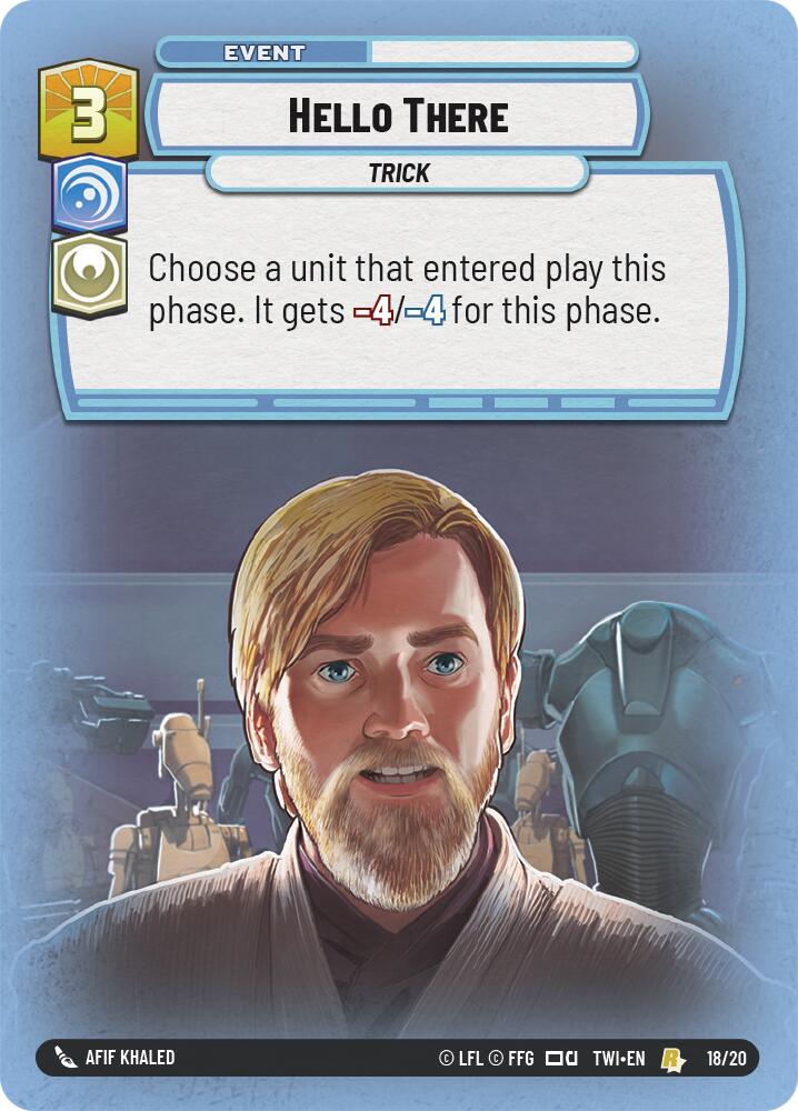 Hello There (18/20) [Twilight of the Republic: Weekly Play] | Cards and Coasters CA
