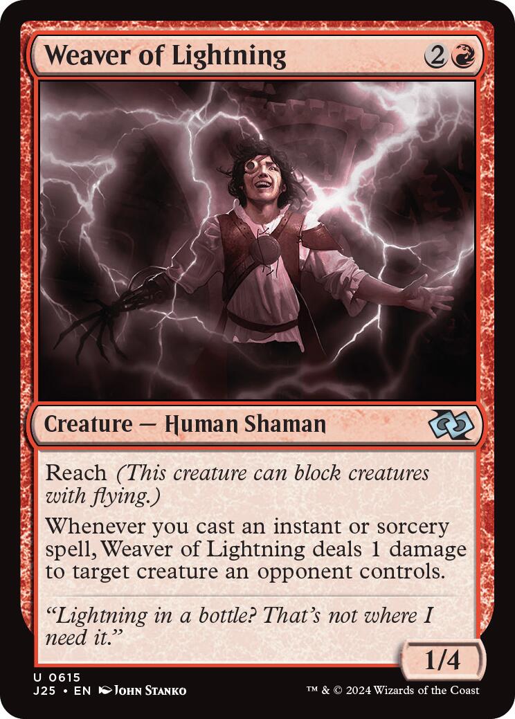 Weaver of Lightning [Foundations Jumpstart] | Cards and Coasters CA