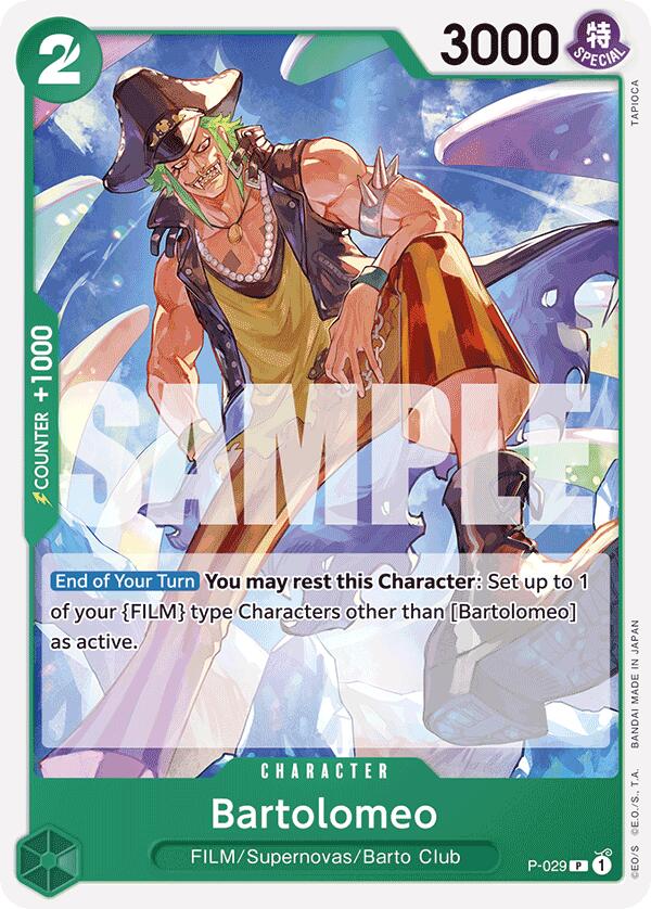 Bartolomeo (P-029) (Reprint) [Premium Booster -The Best-] | Cards and Coasters CA