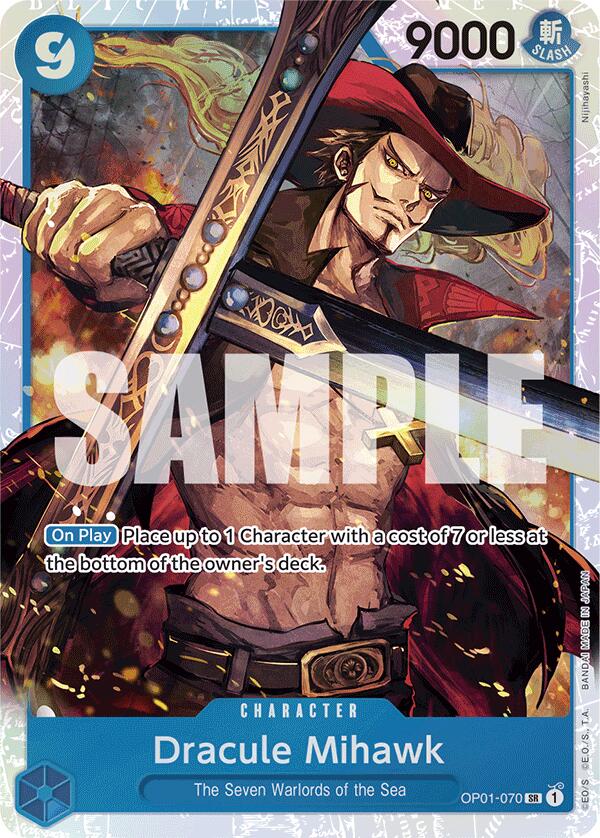 Dracule Mihawk (OP01-070) (Reprint) [Premium Booster -The Best-] | Cards and Coasters CA