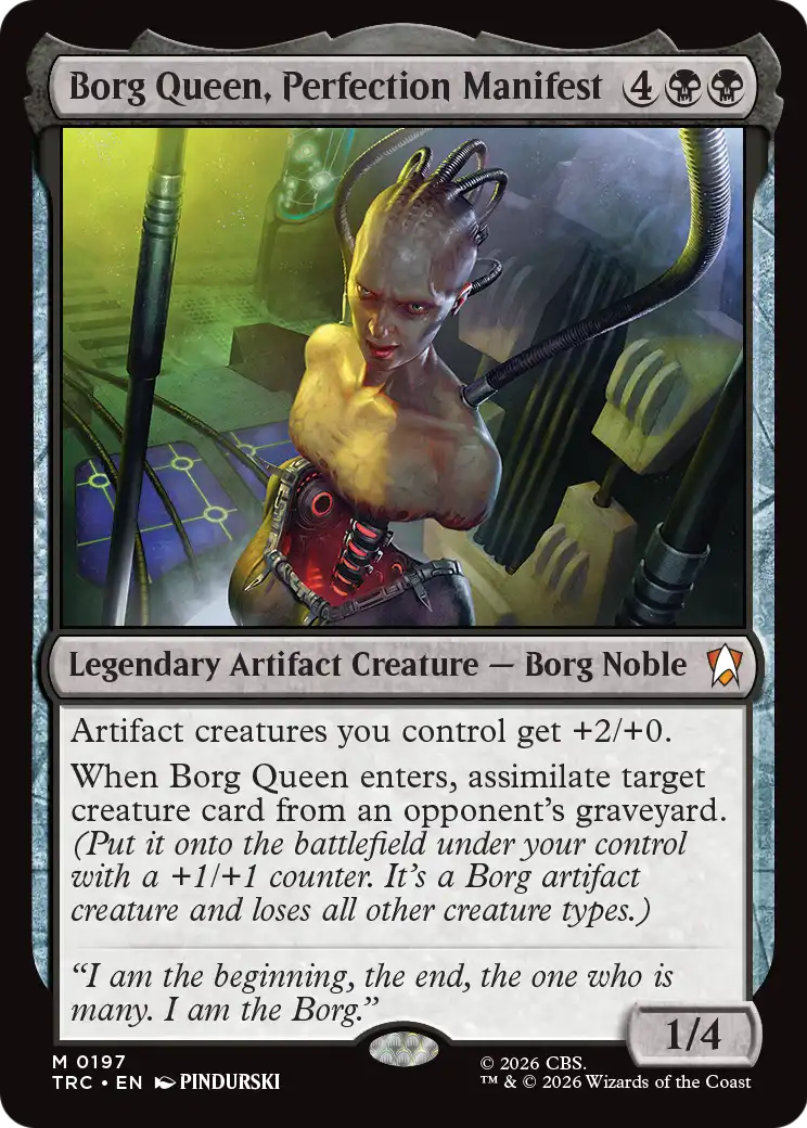Borg Queen, Perfection Manifest [Star Trek Commander] | Cards and Coasters CA