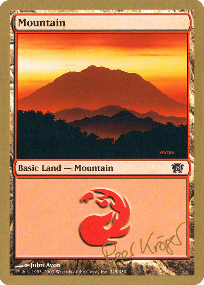 Mountain (pk345) (Peer Kroger) [World Championship Decks 2003] | Cards and Coasters CA