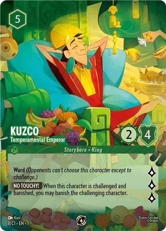 Kuzco - Temperamental Emperor (8) [Promo Cards] | Cards and Coasters CA