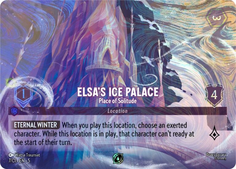 Elsa's Ice Palace - Place of Solitude (7) [Promo Cards] | Cards and Coasters CA