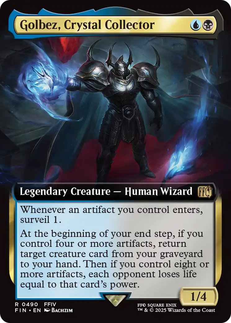 Golbez, Crystal Collector (Extended Art) [FINAL FANTASY] | Cards and Coasters CA