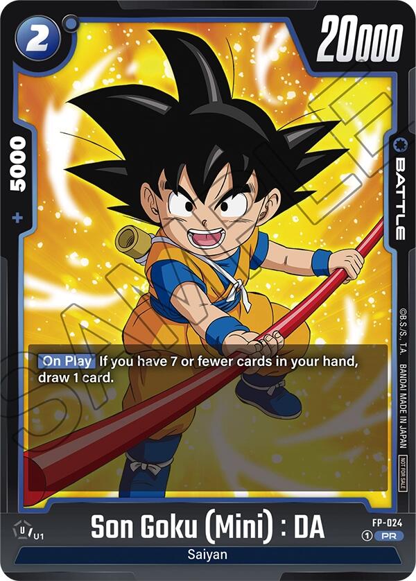 Son Goku (Mini) : DA (FP-024) [Fusion World Promotion Cards] | Cards and Coasters CA