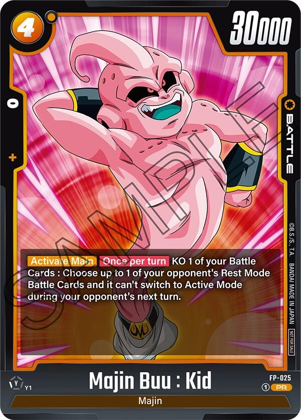 Majin Buu : Kid [Fusion World Promotion Cards] | Cards and Coasters CA