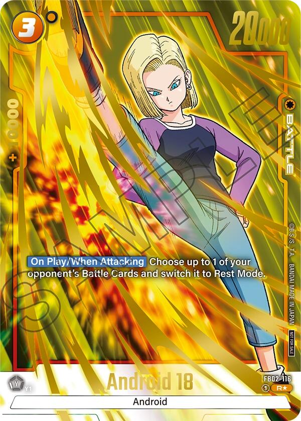 Android 18 (Championship Pack 03) [Fusion World Tournament Cards] | Cards and Coasters CA