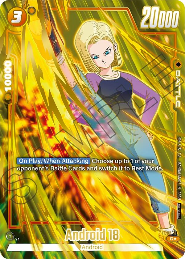 Android 18 (Championship Pack 03 - Finalist) [Fusion World Tournament Cards] | Cards and Coasters CA