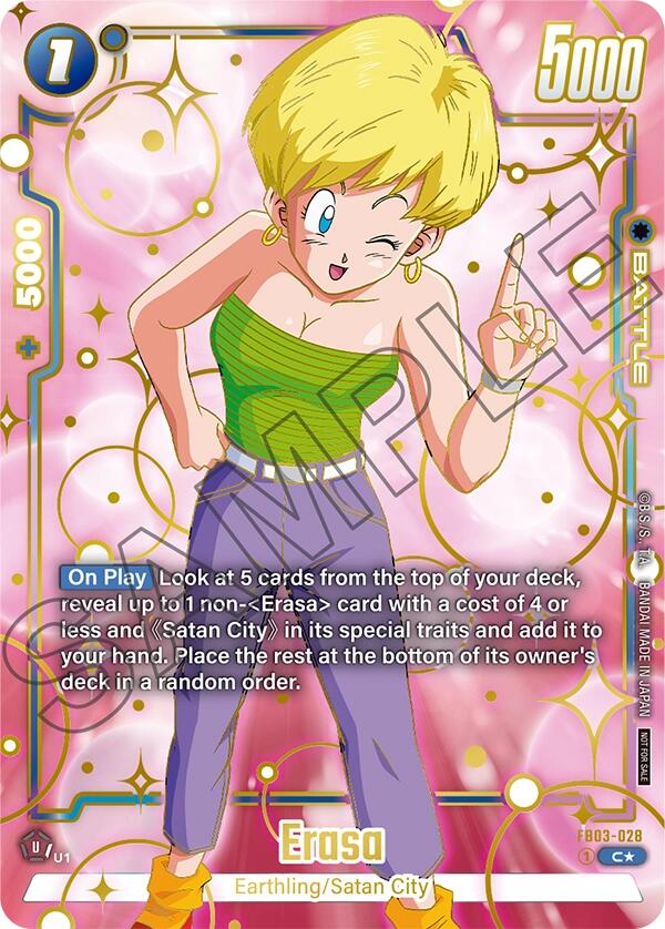 Erasa (Championship Pack 03 - Finalist) [Fusion World Tournament Cards] | Cards and Coasters CA