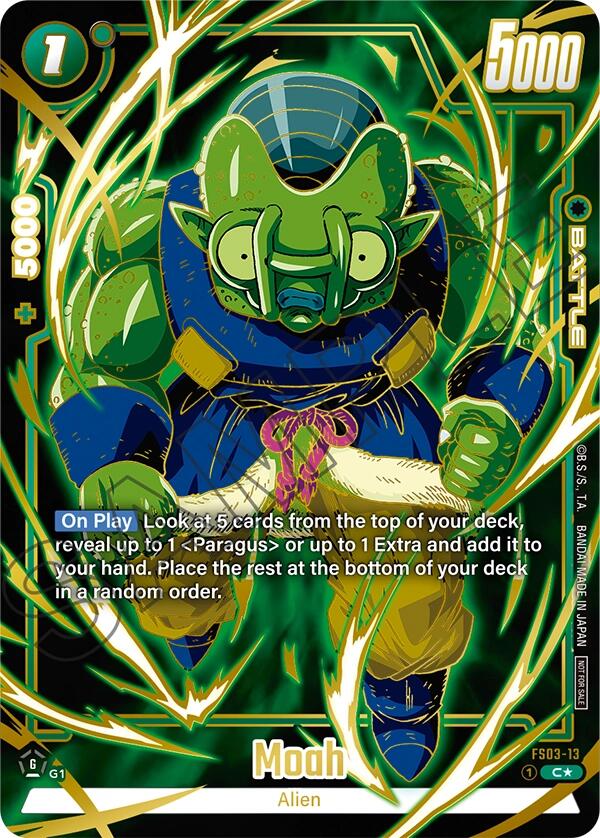 Moah (Championship Pack 03 - Finalist) [Fusion World Tournament Cards] | Cards and Coasters CA