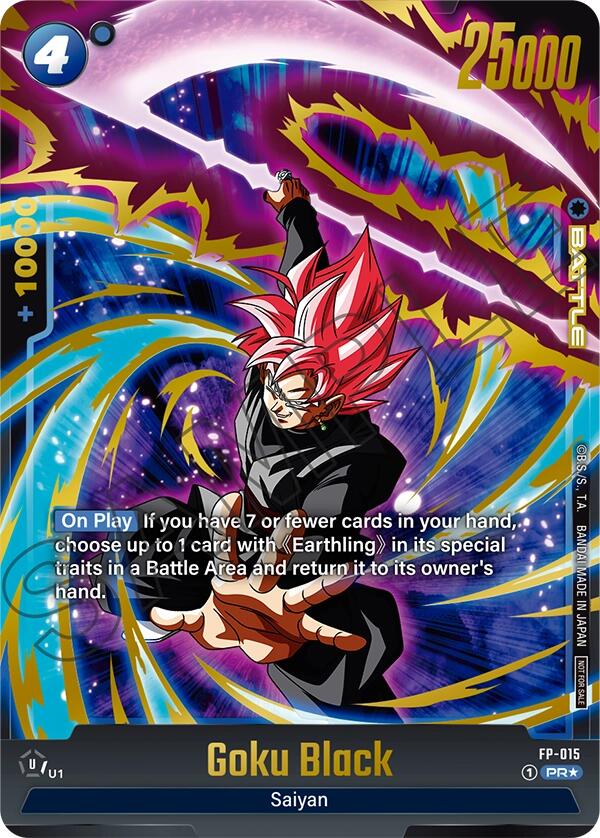 Goku Black (FP-015) (Selection Pack 01) [Tournament and Championship Promos] | Cards and Coasters CA