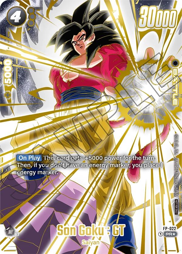 Son Goku : GT (FP-022) (Selection Pack 01 Finalist) [Tournament and Championship Promos] | Cards and Coasters CA