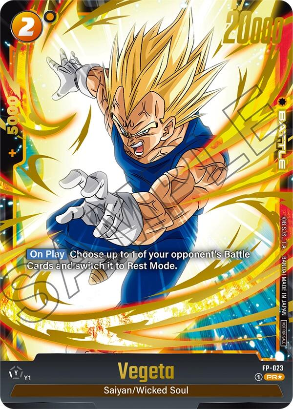 Vegeta (FP-023) (Selection Pack 01) [Tournament and Championship Promos] | Cards and Coasters CA