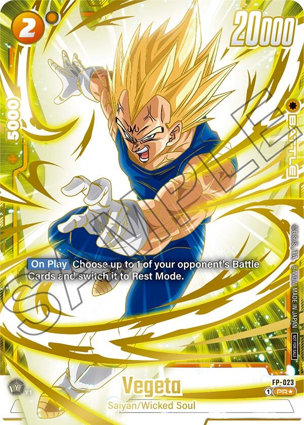 Vegeta (FP-023) (Selection Pack 01 Finalist) [Tournament and Championship Promos] | Cards and Coasters CA