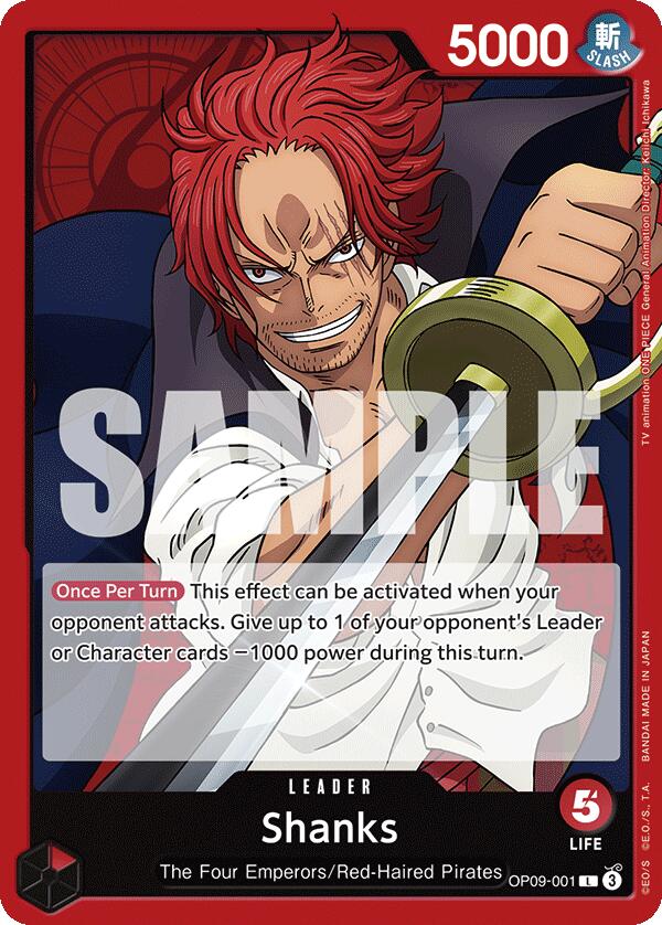 Shanks [Emperors in the New World] | Cards and Coasters CA