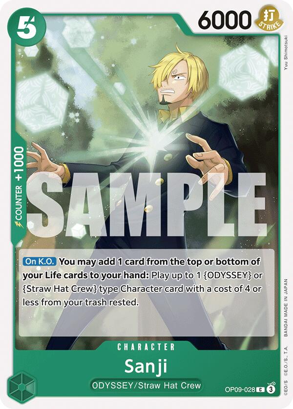 Sanji [Emperors in the New World] | Cards and Coasters CA