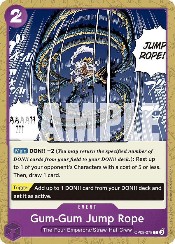 Gum-Gum Jump Rope [Emperors in the New World] | Cards and Coasters CA