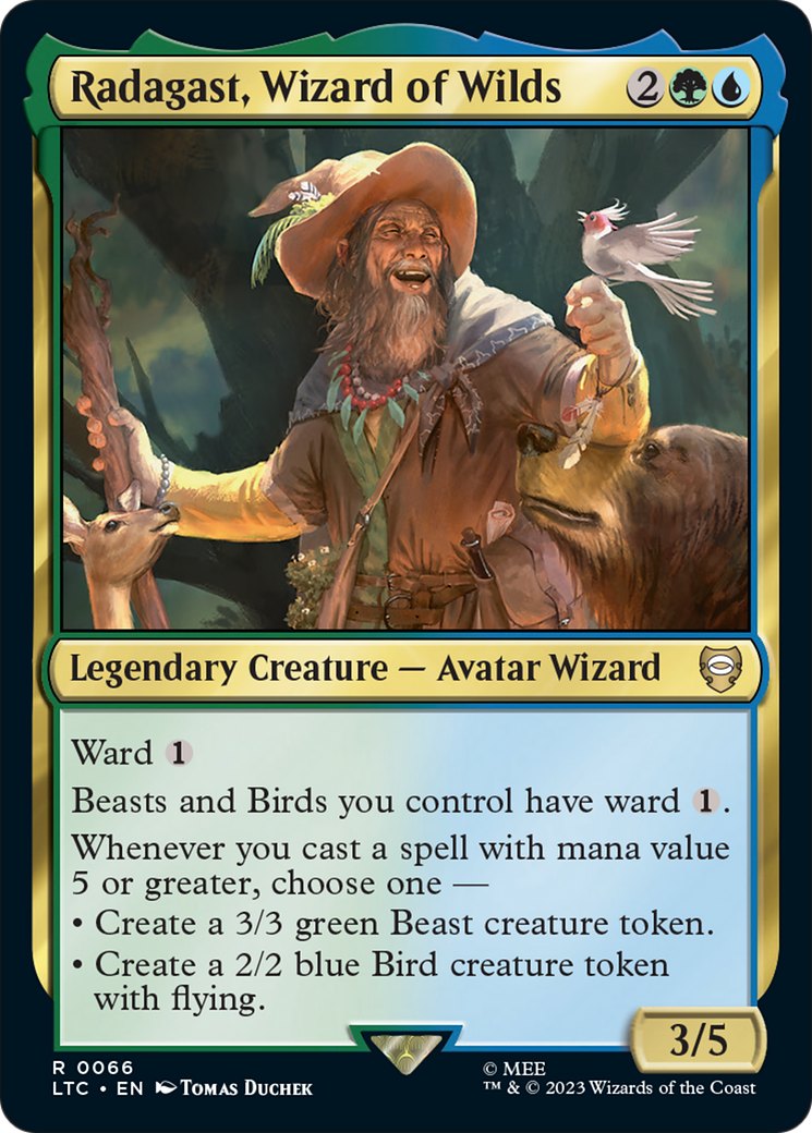 Radagast, Wizard of Wilds [The Lord of the Rings: Tales of Middle-Earth Commander] | Cards and Coasters CA