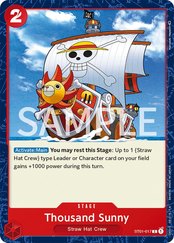 Thousand Sunny [Revision Pack Cards] | Cards and Coasters CA